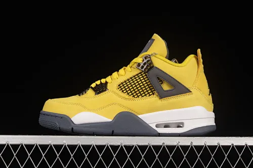 All categories Air Jordan Jordan series basketball shoes Air Jordan 4 foreign trade version Air Jordan 4 Retro "Lightning" AJ4 Joe 4 replica white and yellow electric mother CT8527-700